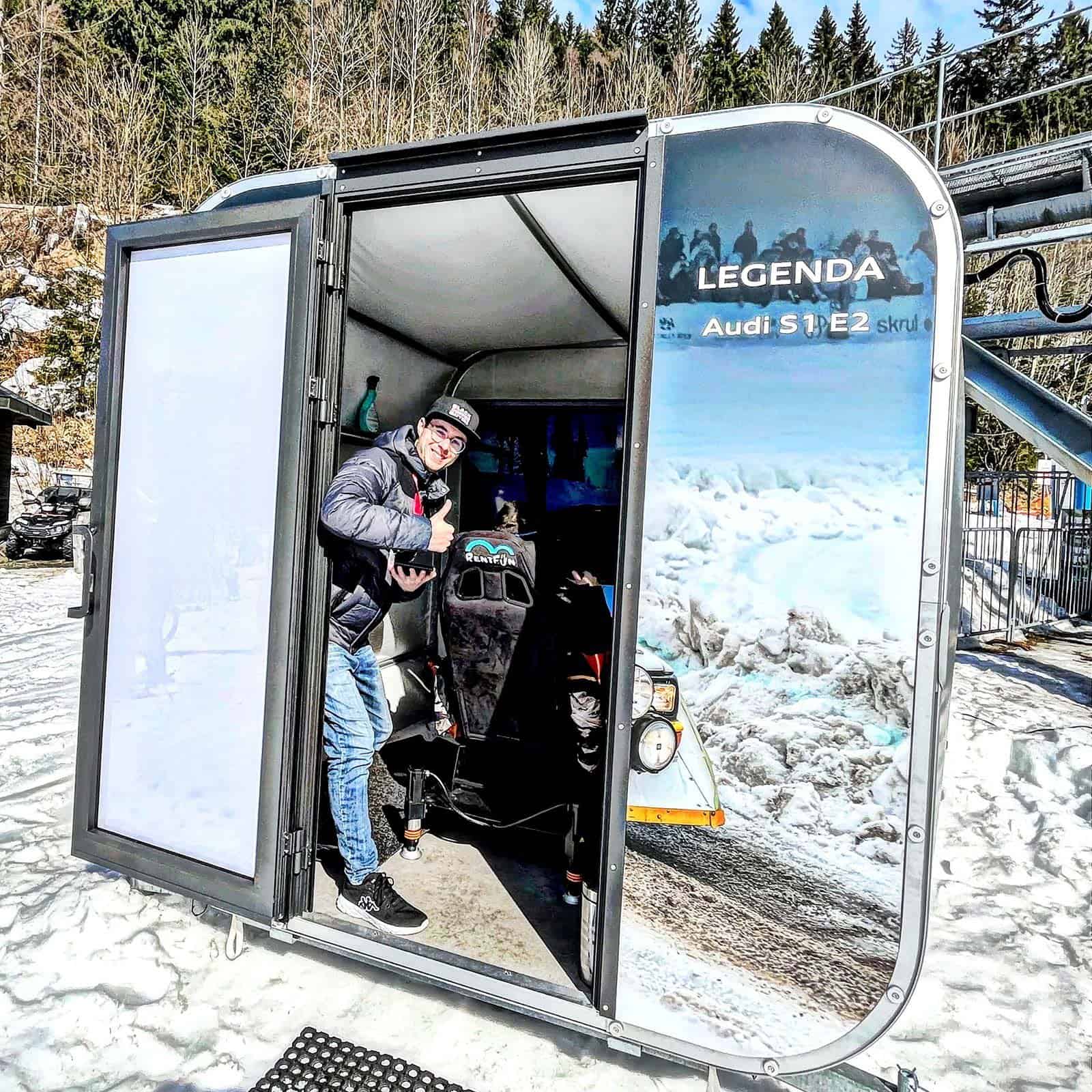 Rental Rally race Simulator in Wienna. Hire Rally simulator for company event. Rent rally simulators in Austria