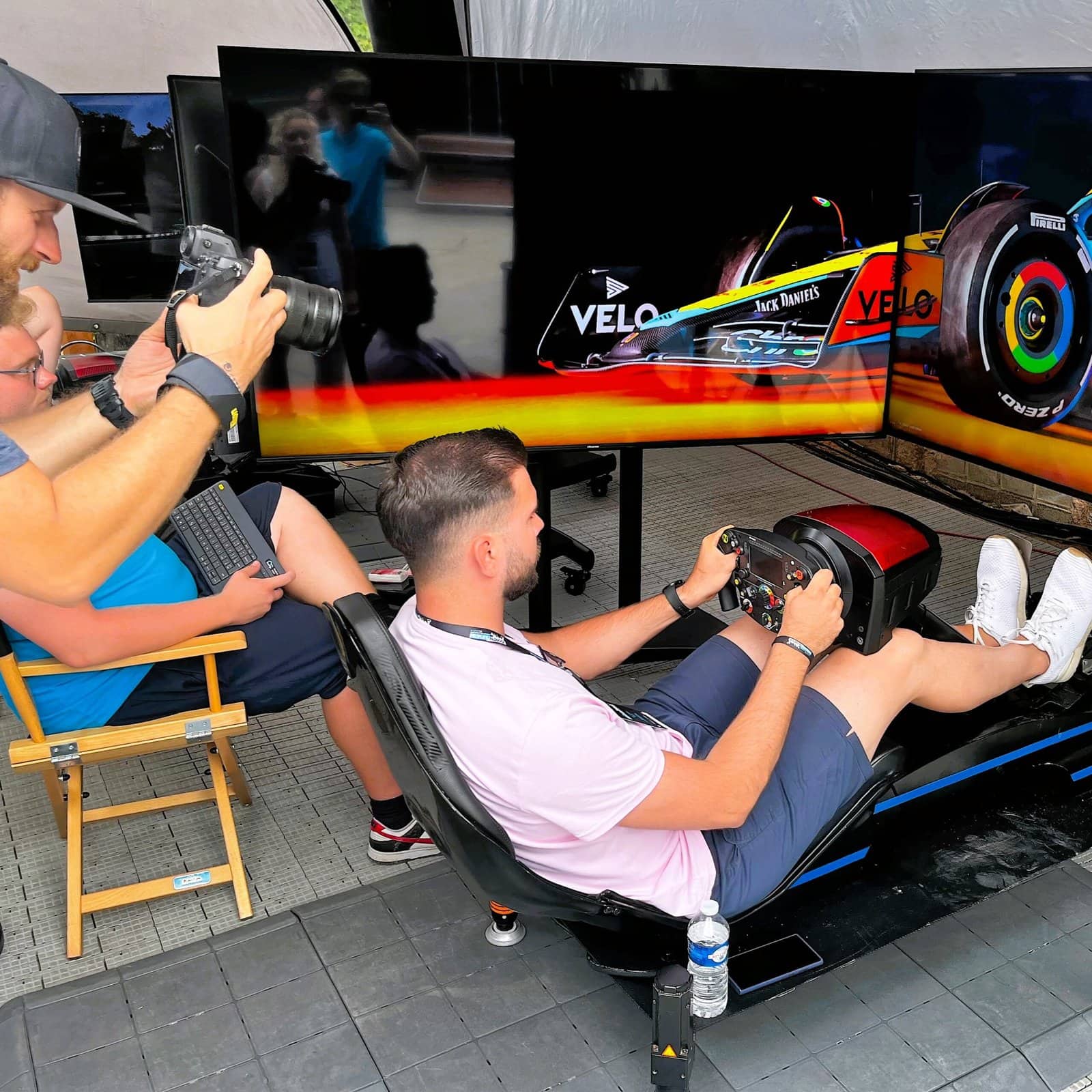 Searching to show brand with entertainment as a sponsor for event F1 Mclaren London