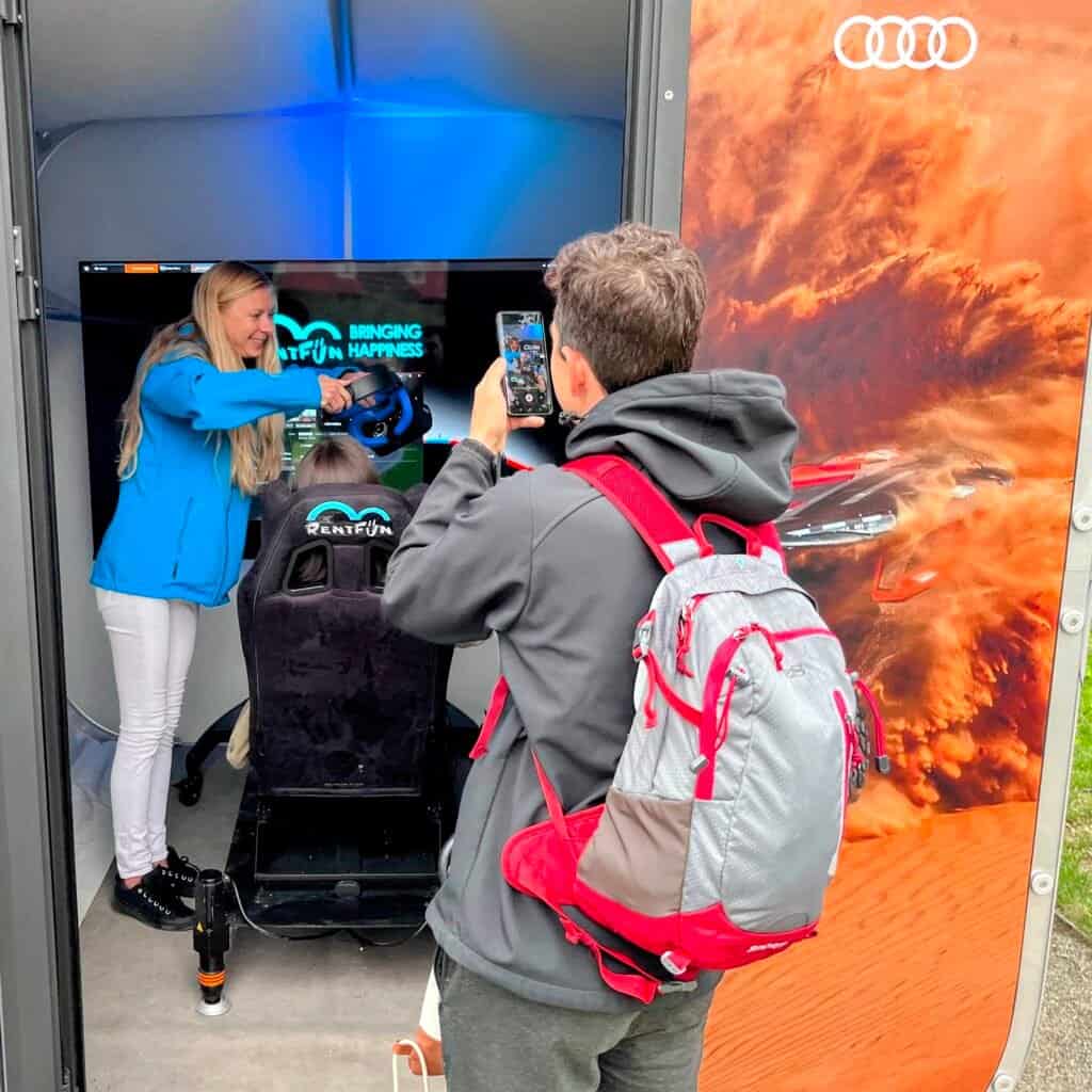 rent off-road VR simulator hire for your event in London Berlin Prague Paris