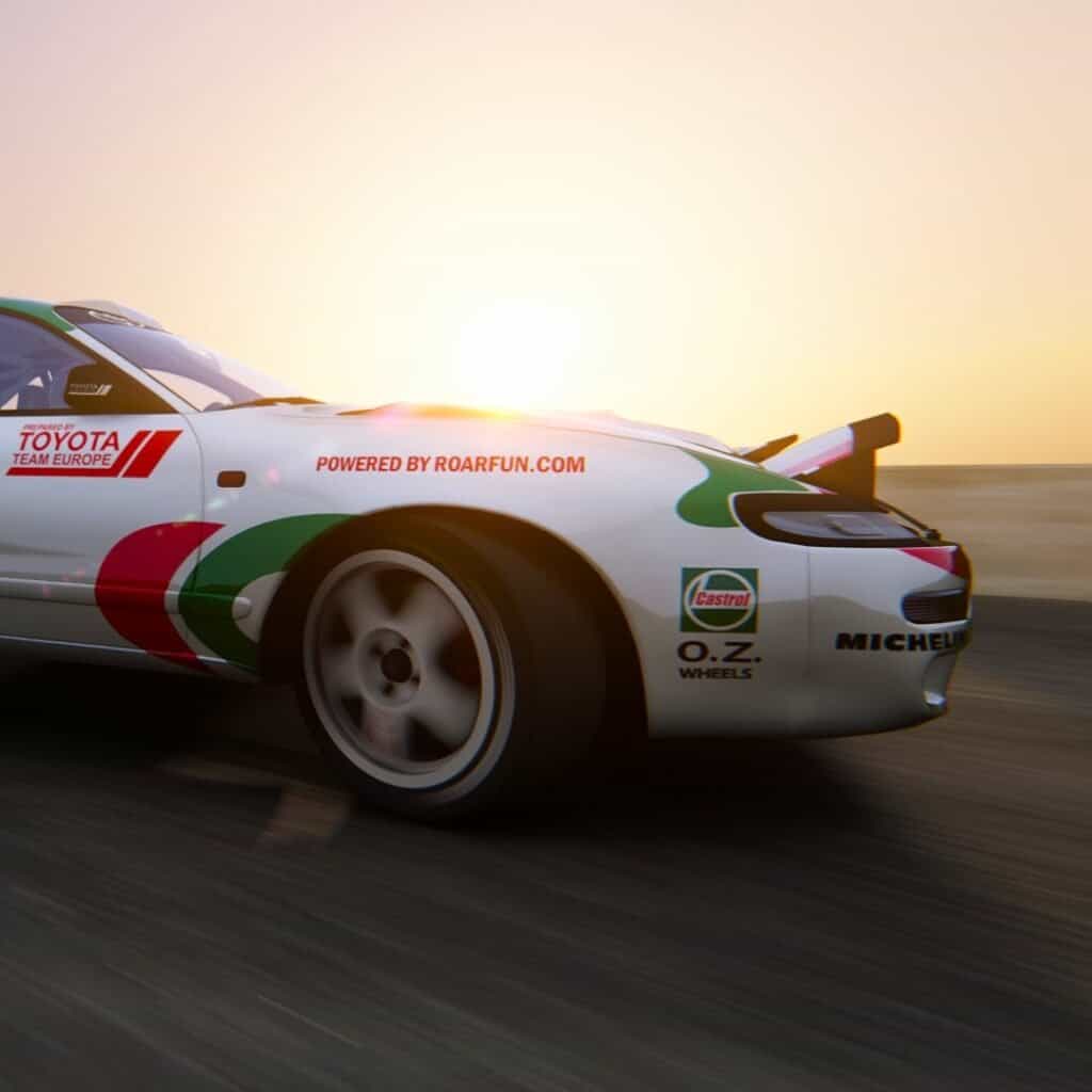 Company Rent best Rally simulator in UK London. Toyota Rental of best Racing simulator UK London