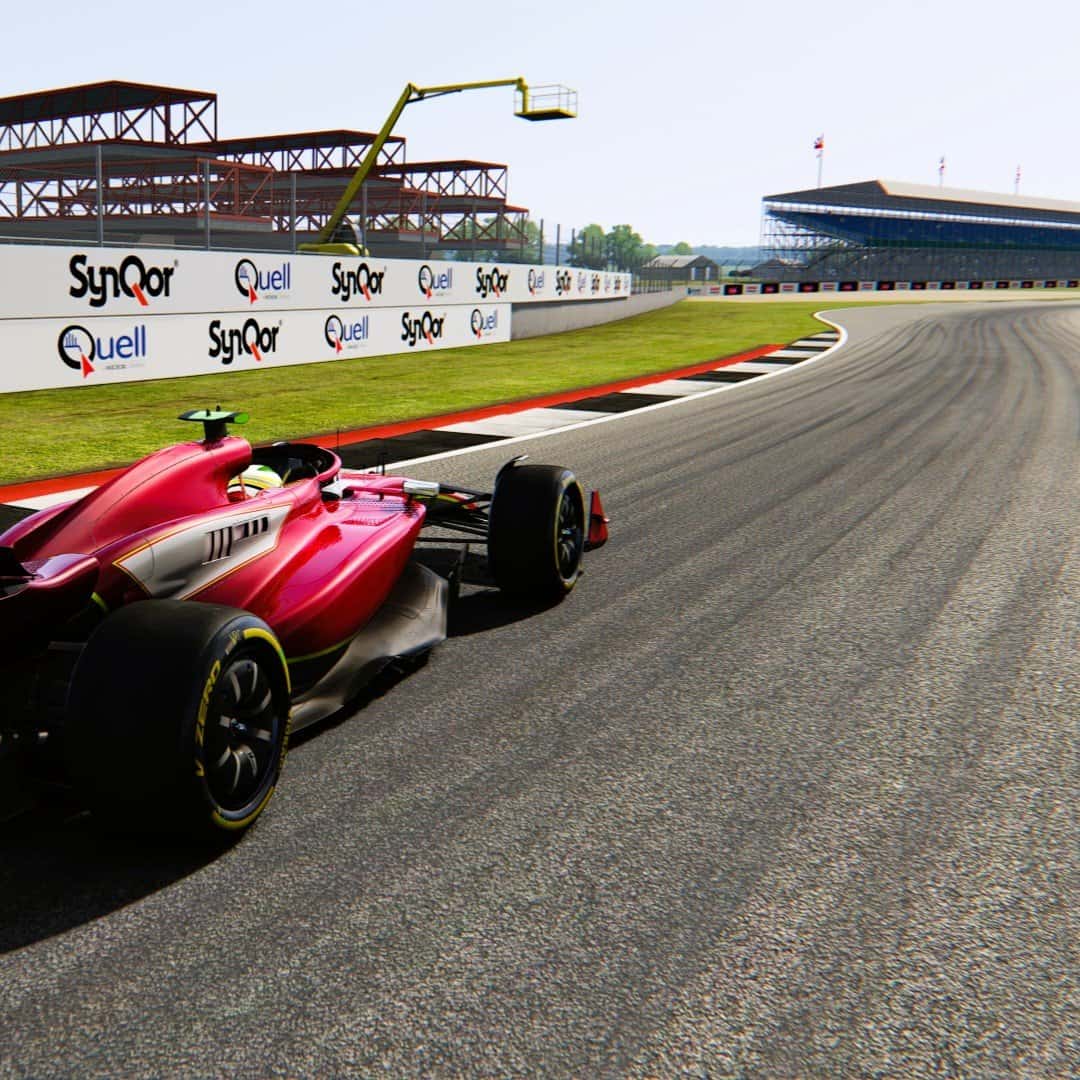 Virtual branding for our client with the iconing Silverstone banners.