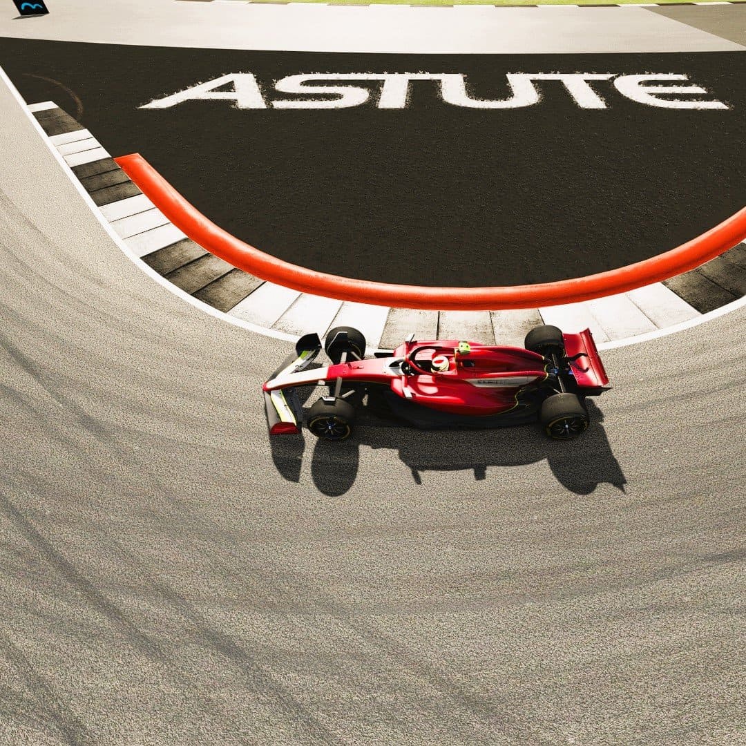 Integrating our clients logo into formula experience on the grass.