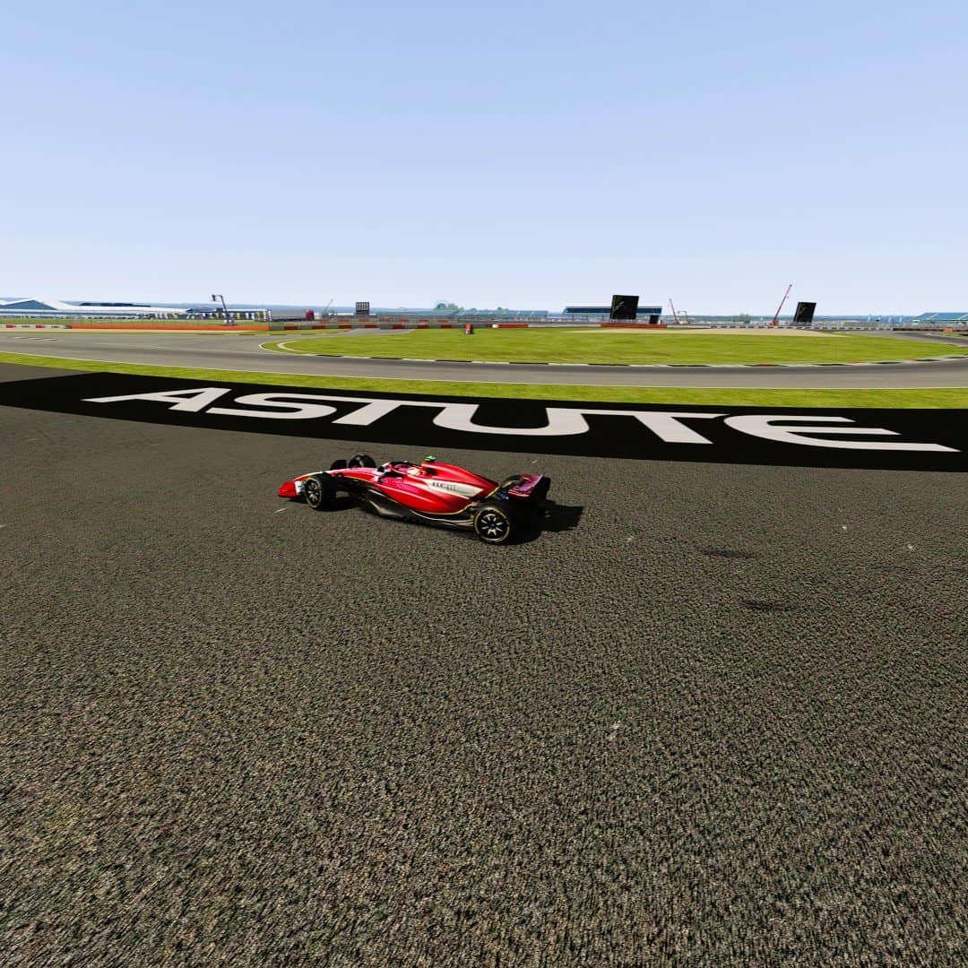 Integrating our clients virtual branding into formula experience on the tarmac.