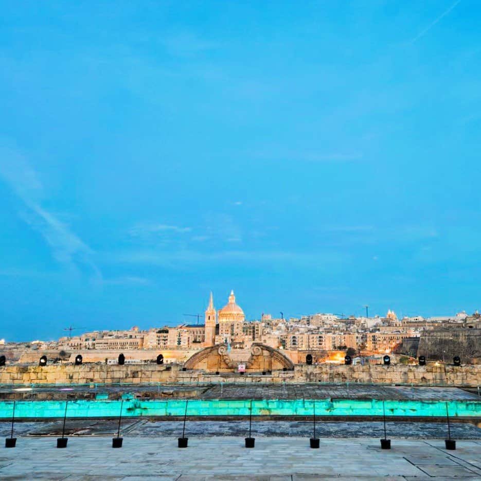 Malta Fort Manoel view from the VIP event with simulators rental.